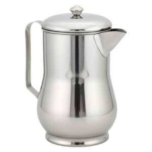 Jarra Com Tampa Aço Inox 1,5 Litros Aparador De Gelo Servir