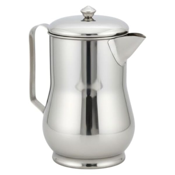 Jarra Com Tampa Aço Inox 1,5 Litros Aparador De Gelo Servir