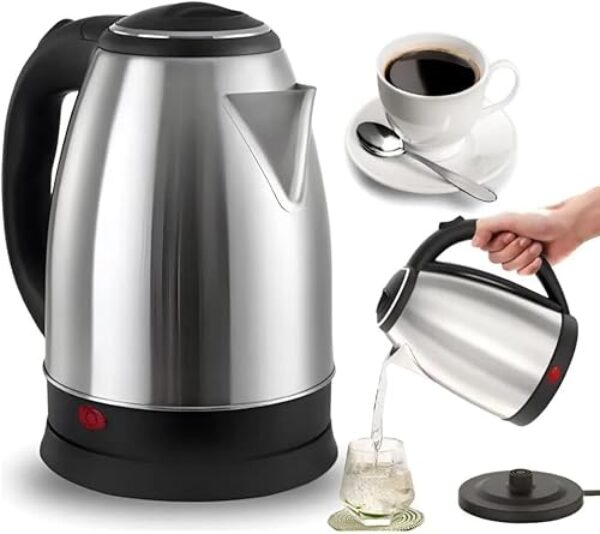 Jarra elétrica 220v inox chaleira elétrica alta tecnogia