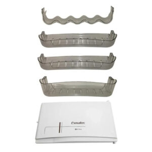 Jg Prateleiras e Porta do Evaporador Geladeira Esmaltec Roc29-Roc35 Original