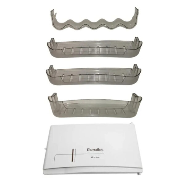 Jg Prateleiras e Porta do Evaporador Geladeira Esmaltec Roc29-Roc35 Original