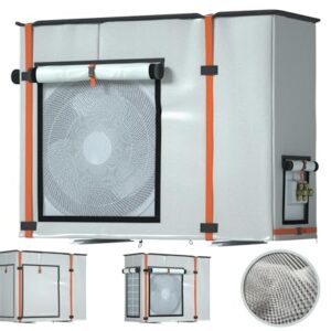 JIAHOO Capa Para Ar Condicionado, Capa Externa Para Mini Split Para Unidade Externa De Ar Condicionado, Pode Ser Usada Na Operação De Ar Condicionado, Protetor De Ca Para Todas As Estações, 33" C X