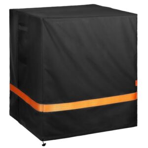 joyhalo Capa de ar condicionado, capa AC à prova d'água para unidade externa, capas duráveis de unidade Oxford 600D para uso externo com alças ajustáveis e alças 76 x 76 x 81 cm, preto