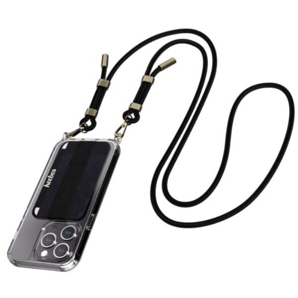 KEEBOS Capa transversal para celular – alça ajustável com cordão e capa para celular projetada para Samsung Galaxy S21+ e todos os outros..