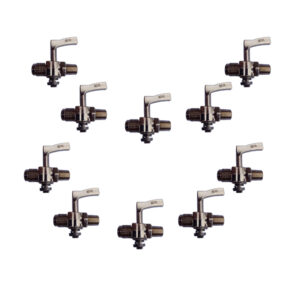 Kit 10 Registro Fogão Semi Industrial P/ Fogão Baixa Pressão