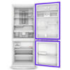 Kit 2 Borrachas Para Geladeira Brastemp Inverse BRE50NW BRE51NB BRE50NR BRE50NE 66x100 66x69