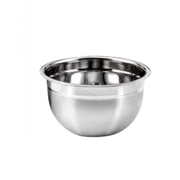 Kit 2 Bowls Grandes e Fundos Saladeiras 1 e 2 Litros Inox Redondos Bacias Tigelas Massas Ceviche Cereais,saladeira, bowl(1 Bowl de 1 litro)