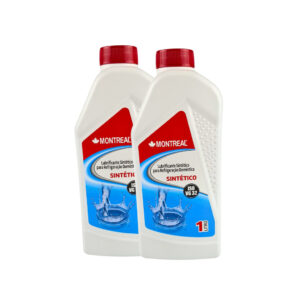 Kit 2 Óleos Lubrificante Para Refrigeração Doméstica Iso Vg 32 1L Montreal Óleo Compressor Geladeira Frigobares Freezers