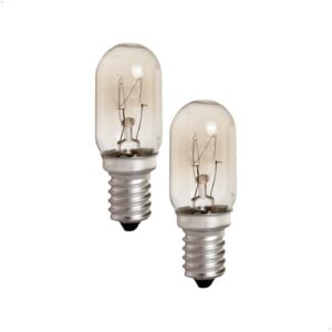 Kit 2 Lâmpadas Incandescentes 110V 25W E17 Forno Fogão Geladeira Micro-ondas - Tem Luz | G-Light