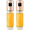 Kit 2 Sprays Pulverizadores de Vidro 100ml para Azeite e Vinagre Cozinha Saudável Controle de Porções (Rosê)