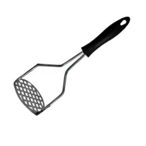 Kit 2 Utensílios para Cozinha Inox: Triturador de Alho e Amassador de Batata Espremedor Resistente moedor de alho，triturador de alho，mini processador，processador de alimentos，triturador de alho