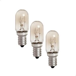 Kit 3 Lâmpadas Incandescentes 110V 25W E17 Forno Fogão Geladeira Micro-ondas - Tem Luz | G-Light