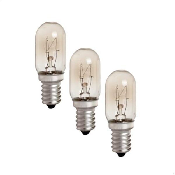 Kit 3 Lâmpadas Incandescentes 110V 25W E17 Forno Fogão Geladeira Micro-ondas - Tem Luz | G-Light