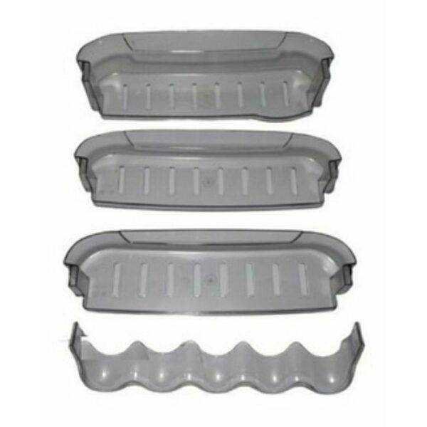 kit 4 prateleiras da porta da esmaltec + porta do congelador refrigerador esmaltec roc29 a 35