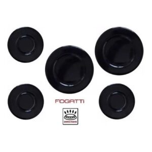 Kit 5 Espalhadores Tampa Peças Cooktop Fogatti / Cooktop Atlas Utop / Cooktop Electrolux 5 Bocas