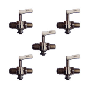 Kit 5 Registro Fogão Semi Industrial P/ Fogão Baixa Pressão