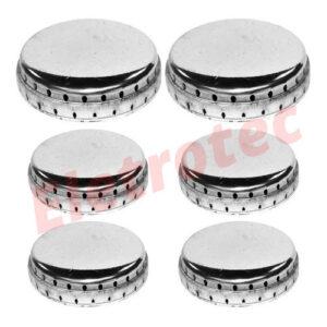 Kit 6 Espalhador De Alumínio Fogão Esmaltec Veneza 2g 4p peças pra fogão