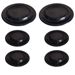 kit 6 tampinhas chapeu para fogao brastemp ative ou clean bfs6 peças para fogao