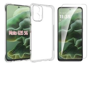 Kit Capa Anti Impacto + Película Vidro 3D 9D Protetora P/Motorola Modelos Todos (Moto G35)