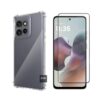 [KIT] Capa Capinha Para Motorola Moto G56 Anti-Impacto Premium Transparente + Película de Cerâmica 9D ou Privacidade 3D (Capa + Película Cerâmica 9D)