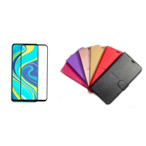 Kit capa carteira + pelicula 3D Moto G13 Moto E13 Moto G23 Moto G53 Moto G73
