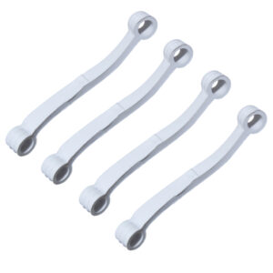Kit com 04 tirantes Branco para Máquinas de Lavar Roupas Brastemp e Consul (5 a 8KG)