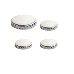 Kit com 4 Espalhadores Tampinha Queimador do Fogão Dako Supreme Luna Lumiere 1Grande 3 Pequenos