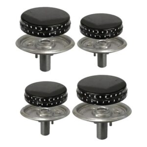 Kit Com 4 Tampas Fogão + 4 Queimadores Fogão Esmaltec Veneza