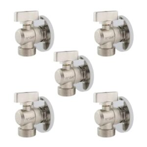 Kit Com 5 Registro Esfera Multiuso Compatível Com Bebedouros, Máquinas De Lavar Roupa E Louça