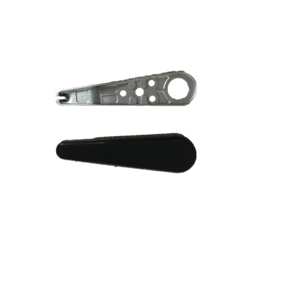 Kit Dobradiça Superior Da Porta Preta Refrigerador Bro80aebna