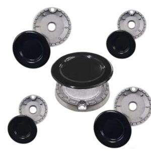 Kit Espalhadores + Queimadores Chama Serve Para Mueller Fratello/Realce/Itatiaia/Dako/Mabe 5 Bocas