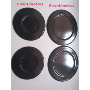 kit Espalhador Fogão Brastemp Clean / Tampinha 2 Pequena 7cm + 2 Grande 9cm (mais 1 uma agulha de desentupir fogão)