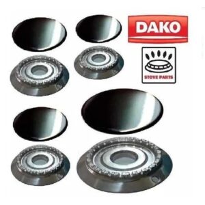 Kit Espalhador + Queimador Fogão Dako Diplomata 1pq 2gd 1gig