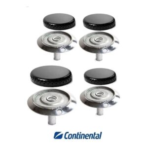 Kit Espalhador + Sorvete Peças Fogão Continental 4 Bocas