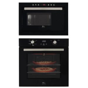 Kit Forno Elétrico Fischer Infinity Embutir 82l Com Air Fryer + Micro-ondas 25l Preto 220v