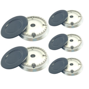 Kit Frontier 2 bocas grandes 3 bocas pequenas para fogao Brastemp ative