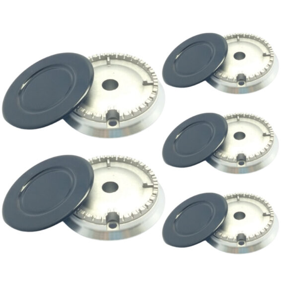 Kit Frontier 2 bocas grandes 3 bocas pequenas para fogao Brastemp ative