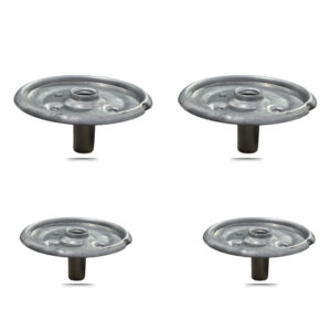 Kit Para Boca De Fogão Sorvete Queimador Esmaltec Caribe Bali 4 Peças Fogão 4 Bocas