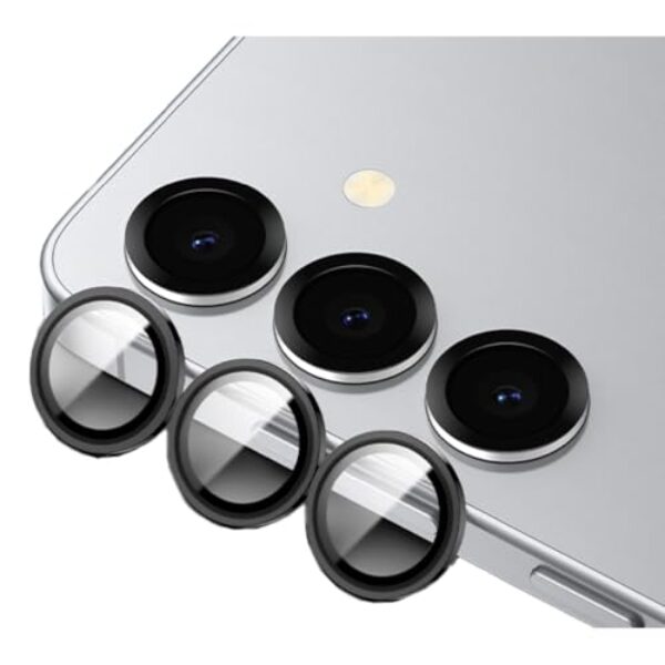 Kit Película Lente Câmera Compatível Com Samsung Galaxy A05 A06 A05S A25 A14 A15 A34 A54 A16 A35 A55 preto lisa A14