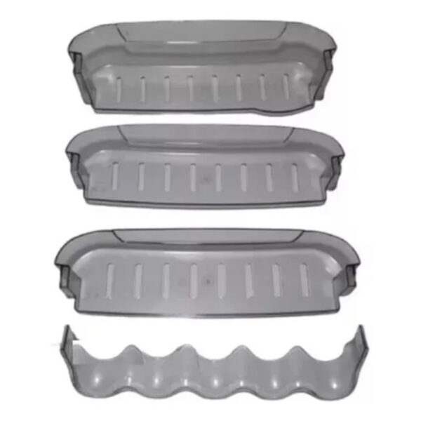 Kit Prateleiras Porta Geladeira Esmaltec 1 porta c/ nf