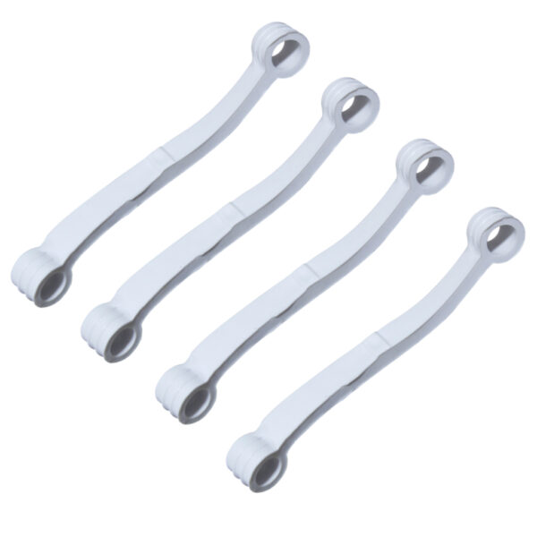 Kit tirantes Branco para Máquinas de Lavar Roupas Brastemp e Consul (5 a 8KG)