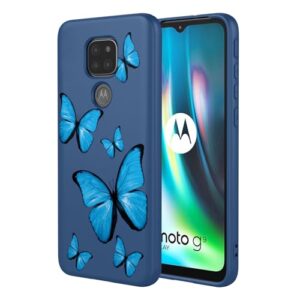 KOARWVC Capa de telefone para Moto G9 Play, XT2081-1 XT2083-1 Motorola G9/Moto E7 Plus, capa fofa com estampa de borboleta, fina, protetora, macia, amortecedora, capa de telefone para Motorola G9