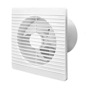 KUYBTU Ventilação de exaustão montada na parede silenciosa, exaustor de banheiro, temporizador de funcionamento, economia de energia e silencioso/25,4 cm - 25,4 cm