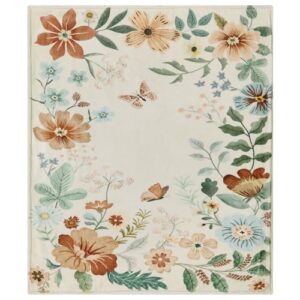 Lahome Cobertor reversível de flor de camada dupla, cobertor de lã floral, macio, macio, quente, aconchegante, cobertor de pelúcia para sofá-cama, decoração de casa