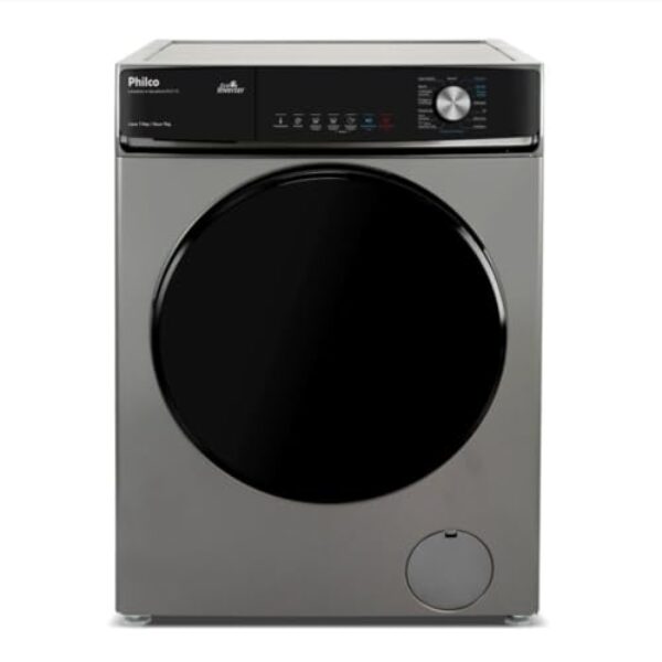 LAVADORA E SECADORA PHILCO PLS11C 11KG TITÂNIO 127V
