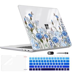 LCMOCICO Capa compatível com laptop Microsoft Surface de 13 polegadas 2025 Copilot+PC (modelo 2095), capa rígida de plástico com padrão impresso para laptop Microsoft Surface de 13 polegadas 2025