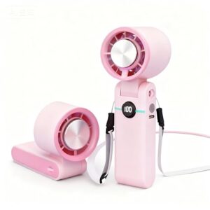 LENEFU Ventilador turbo portátil portátil com refrigerador de gelo, velocidade (1-199) ventilador pessoal recarregável [20.000 RPM] Ventoinhas de bolso pequeno para viagem/ar livre/casa/escritório