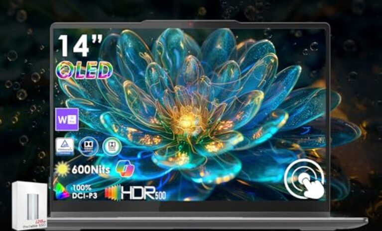 Lenovo 2025 Yoga 7i 2 em 1 Copilot+ PC, OLED Touch de 35.6 cm 600Nits OLED Touch, Ultra 5 226V (>Ultra 5 125U), bateria 15H, KB retroiluminada, câmera de privacidade, FP, Wi-Fi 7, W/128G PSD (Windows