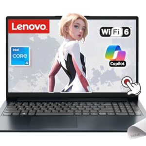 Lenovo IdeaPad - Laptop com tela sensível ao toque Full HD 1080p de 15,6 polegadas - Intel Core i5-1335U Copilot no Windows 11 Pro - Webcam - Wi-Fi 6 - com mouse pad (16 GB de RAM | SSD PCIe de 1 TB +