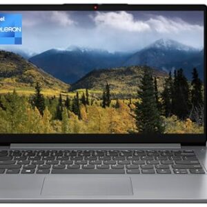 Lenovo Ideapad Laptop (2024) Business Student, tela HD de 14 polegadas, processador Intel Celeron N4020, 4 GB de RAM, 128 GB (64 GB eMMC + cartão de 64 GB), Wi-Fi 6, webcam, bateria de horas longas